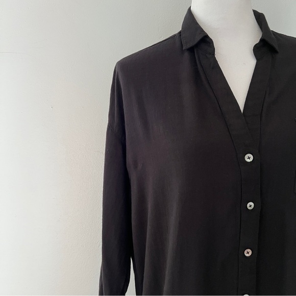 L Space Black Button Down Dress size XS/S - Picture 2 of 12